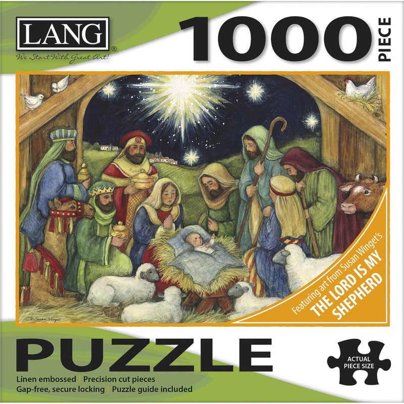 LANG Nativity 1000 Piece Jigsaw Puzzle - Image 1